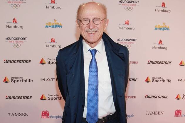 Willi Lemke beim Deutschen Sportjournalistenpreis am 3.04.2017 in Hamburg Deutscher Sportjournalistenpreis 2017 in Hamburg 
