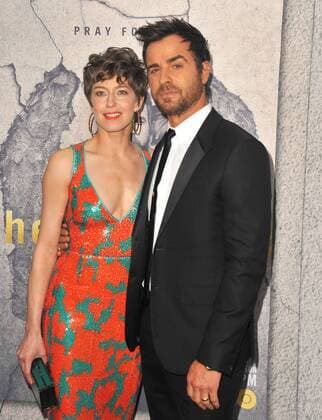 April 4, 2017 - Hollywood, California, U.S. - Carrie Coon, Justin Theroux attends The Los Angeles Premiere of HBO s The Leftovers held at the Avalon in Hollywood, California on April 4, 2017. 2017. Hollywood U.S. - ZUMAl86_ 20170404_zaf_l86_085 Copyright: xDavexLongendykex