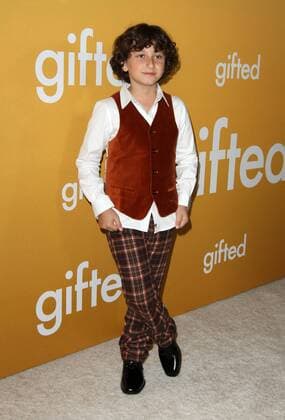 April 4, 2017 - Los Angeles, CA, United States - 4 April 2017 - Los Angeles, California - August Maturo. Gifted Los Angeles Premiere held at the Pacific Theaters at The Grove. Photo Credit: AdMedia Los Angeles United States - ZUMAa123 20170404_zaa_a123_195 Copyright: xAdmediax