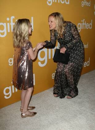 April 4, 2017 - Los Angeles, CA, United States - 4 April 2017 - Los Angeles, California - Mckenna Grace and Producer Karen Lunder. Gifted Los Angeles Premiere held at the Pacific Theaters at The Grove. Photo Credit: AdMedia Los Angeles United States - ZUMAa123 20170404_zaa_a123_221 Copyright: xAdmediax