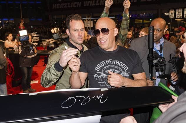 Vin Diesel bei der Premiere des Kinofilms Fast & Furious 8 im Cinestar Sony Center. Berlin, 04.04.2017 Foto:xK.xWernerx xFuturexImage
