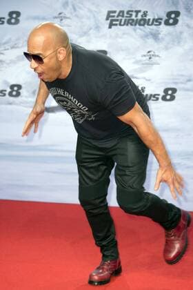 Vin Diesel bei der Premiere des Kinofilms Fast & Furious 8 im Cinestar Sony Center. Berlin, 04.04.2017 Foto:xF.xKernx xFuturexImage
