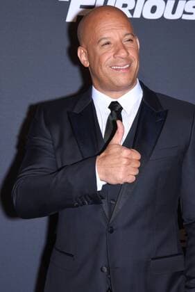 216802 Serge Arnal Starface 2017-04-05 Paris France Premiere du film Fast & Furious 8. Vin Diesel.  Copyright: xSergexArnalx xStarfacex STAR_216802_024