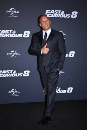 216802 Serge Arnal Starface 2017-04-05 Paris France Premiere du film Fast & Furious 8. Vin Diesel.  Copyright: xSergexArnalx xStarfacex STAR_216802_029