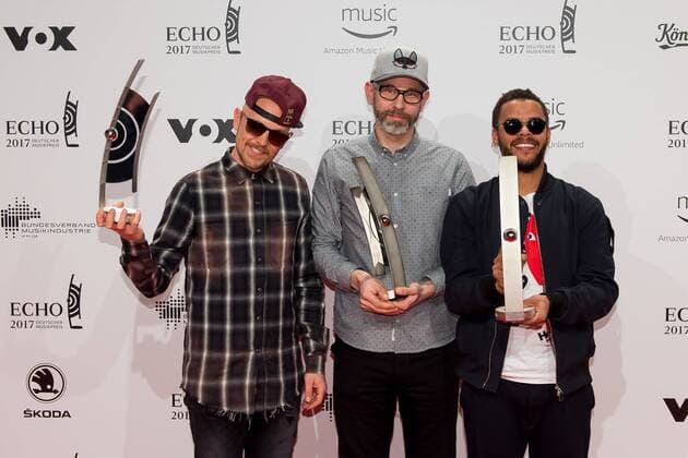 Bilder des Tages Berlin, Germany 06.04.2017, Echo 2017 Deutscher Musikpreis, Echo fuer HIP -Hop Urban national geht an, Beginner ( DeFodi001