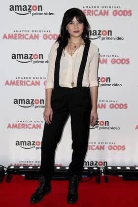 English fashion model Daisy Lowe attends the American Gods UK TV Premiere held at One Marylebone in London. APRIL 6th 2017  MISx17725