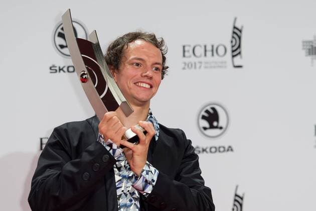 Berlin, Germany 06.04.2017, Echo 2017 Deutscher Musikpreis, DJ, Frans Zimmer, Alle Farben, mit dem Echo in der Kategorie Dance national ( DeFodi001