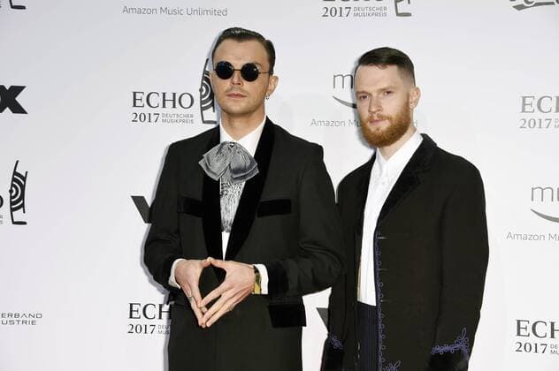 Theo Hutchcraft, Adam Anderson (Hurts) bei der 26. Verleihung des Deutschen Musikpreises Echo 2017 in der Messe Berlin. Berlin, 06.04.2017 Foto:xF.xKernx xFuturexImage