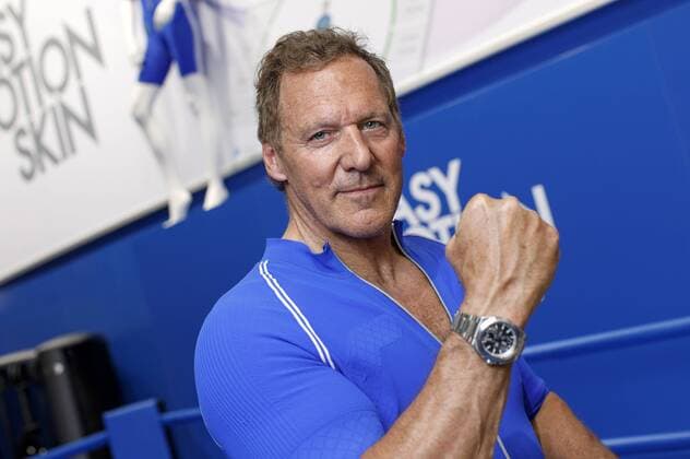 Ralf Moeller am Stand von Easy Motion Skin auf der Internationalen Leitmesse für Fitness, Wellness und Gesundheit, sowie Bodybuilding, Kraftsport und Kampfsport FIBO 2017 auf der Koelnmesse. Köln, 06.04.2017 Foto:xC.xHardtx xFuturexImage