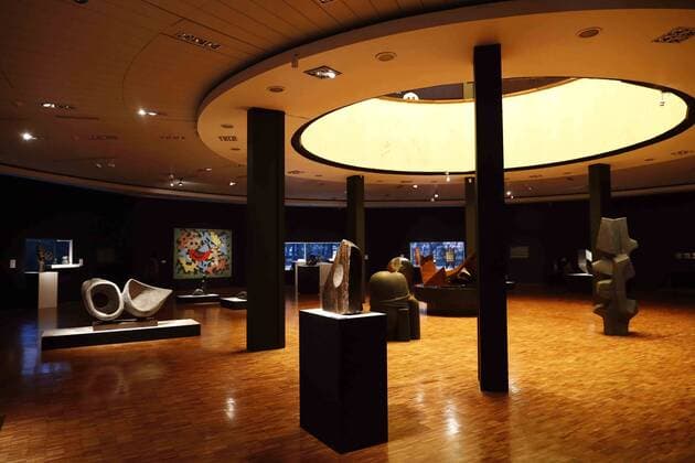 April 7, 2017 - Mexico - EUM20170407CUL03.JPG.CIUDAD DE MEXICO Exhibition Exposicion-Arp.- Recorrido por la exposicion Arp, dedicada al artista franco-aleman Hans Arp, el viernes 7 de abril de 2017 en el Museo de Arte Moderno. Foto: Agencia EL UNIVERSAL Yadin Xolalpa EVZ Mexico  - ZUMAu78_ 20170407_zaf_u78_102 Copyright: xYadinxXolalpax