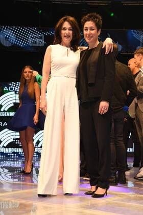 Iris Berben und Dunja Hayali Radio Regenbogen Award 2017 EuropaPark Rust Freizeitpark Dome Rust 07. April 2017
