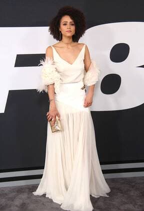 April 8, 2017 - New York, New York, U.S. - NATHALIE EMMANUEL attends the World Premiere of The Fate of the Furious at Radio City Music Hall. Credit Image: Â© Globe Photos via ZUMA Wire) New York U.S. - ZUMAms4_ 20170408_zaf_ms4_026 Copyright: xSoniaxMoskowitzx