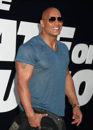 April 8, 2017 - New York, New York, U.S. - Actor DWAYNE JOHNSON aka THE ROCK attends the New York Premiere of The Fate of the Furious held at Radio City Music Hall, New York U.S. - ZUMAk03_ 20170408_zaf_k03_067 Copyright: xNancyxKaszermanx