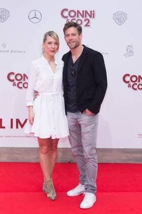 Larrissa und Ken Duken - Weltpremiere Conni und Co 2 - das Geheimnis des T-Rex in Berlin am 09.04.2017. Weltpremiere Conni u. Co 2