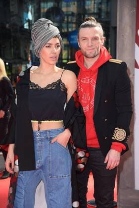 Alina Süggeler, Andi Weizel (Frida Gold) bei der Weltpremiere des Kinofilms Conni & Co 2 im CineStar IMAX im Sony Center in Berlin am 09.04.2017