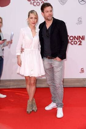 Ken Duken mit Ehefrau Marisa Leonie Bach bei der Weltpremiere des Kinofilms Conni & Co 2 im CineStar IMAX im Sony Center in Berlin am 09.04.2017