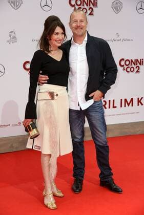Iris Berben, Heino Ferch bei der Weltpremiere des Kinofilms Conni & Co 2 im CineStar IMAX im Sony Center in Berlin am 09.04.2017