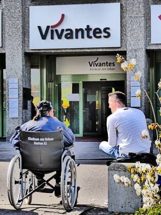 Berlin Kreuzberg, Graefekiez, Vivantes Krankenhaus Am Urban, Urbankrankenhaus Graefekiez