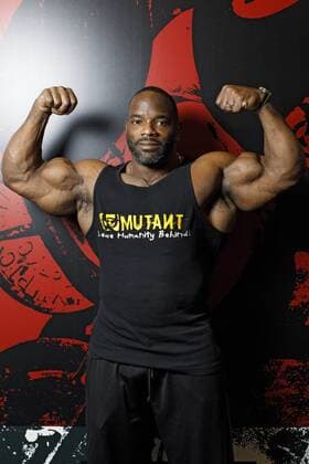 Johnnie O. Jackson auf der Internationalen Leitmesse für Fitness, Wellness und Gesundheit, sowie Bodybuilding, Kraftsport und Kampfsport FIBO 2017 auf der Koelnmesse. Köln, 09.04.2017 Foto:xC.xHardtx xFuturexImage