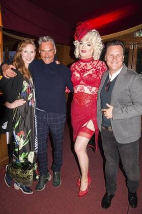 Sara Sperling, Wolfgang Joop, Sheila Wolf und Guido Maria Kretschmer bei der Premiere von Desiree Nick - Die letzte lebende Diseuse in der Bar Jeder Vernunft. Berlin, 11.04.2017 Foto:xK.xWernerx xFuturexImage