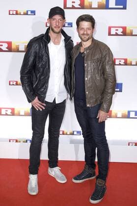 Christopher Brück und Daniel Buder bei der Premiere des RTL Fernsehfilms Ein Schnupfen hätte auch gereicht in der Astor Film Lounge im Residenz Kino. Köln, 11.04.2017 Foto:xC.xHardtx xFuturexImage