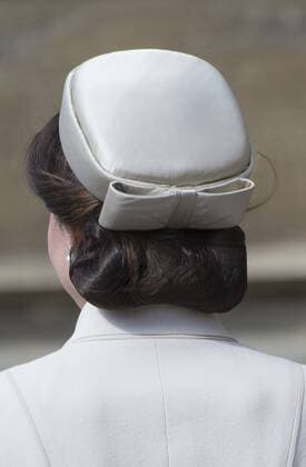 . 16 04 2017. London, United Kingdom. Duchess of Cambridge arriving for the Easter Sunday church service at Windsor Castle, United Kingdom.  xStephenxLockx xi-Imagesx IIM-14899-0014