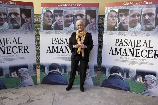 April 17, 2017 - Madrid, Spain - The actress Lola Herrera attends the presentation of the movie Passage to the dawn in Madrid April 17, 2017 Madrid Spain  - ZUMAn230 20170417_zaa_n230_019 Copyright: xOscarxGonzalezx
