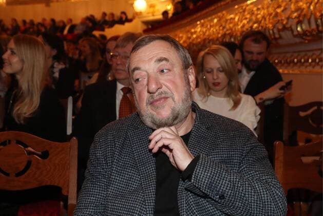 MOSCOW, RUSSIA - APRIL 17, 2017: Director Pavel Lungin at the premiere of Valery Todorovsky s Bolshoi drama film about ballet, at the Bolshoi Theatre. Valery Sharifulin TASS  TS048896