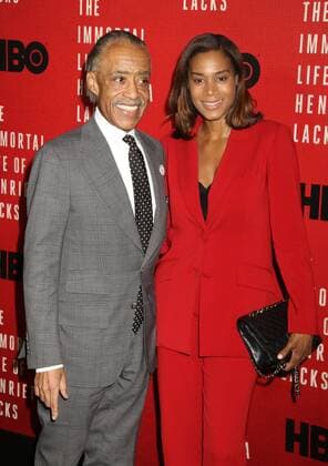 April 18, 2017 - New York, New York, U.S. - REV. AL SHARPTON and AISHA MCSHAW attend the New York Premiere of The Immortal Life of Henrietta Lacks held at the SVA Theater. New York U.S. - ZUMAk03_ 20170418_zaf_k03_076 Copyright: xNancyxKaszermanx