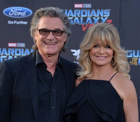 Cast member Kurt Russell and Goldie Hawn attend the premiere of the sci-fi motion picture Guardians of the Galaxy Vol. 2 at the Dolby Theatre in the Hollywood section of Los Angeles on April 19, 2017. Storyline: Set to the backdrop of Awesome Mixtape 2, Guardians continues the team s adventures as they unravel the mystery of Peter Quill s true parentage.  LAP2017041912 JIMxRUYMEN
