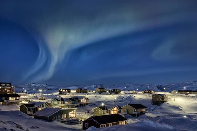 Northern Lights over Ilulissat, Greenland