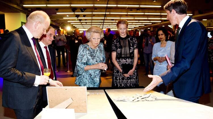 The Netherlands, Delft. Princess Beatrix and Princess Mabel are present at the third Prince Friso Engineer Award. Photo: Guus Schoonewille Hollandse Hoogte  65305144