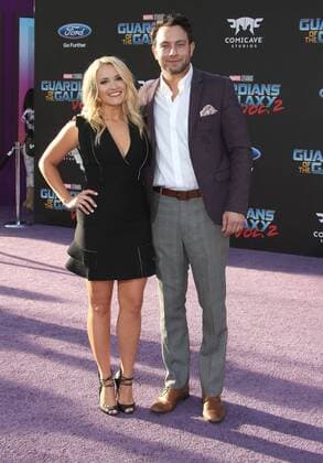 April 19, 2017 - Hollywood, CA, United States - 19 April 2017 - Hollywood, California - Emily Osment, Jonathan Sadowski. Premiere Of Disney And Marvel s Guardians Of The Galaxy Vol. 2 held at the Dolby Theatre. Photo Credit: AdMedia Hollywood United States - ZUMAa123 20170419_zaa_a123_384 Copyright: xAdmediax