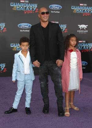 217093 AdMedia Starface 2017-04-19 CA Los Angeles Etats-Unis Premiere du film Guardians Of The Galaxy Vol.2 . 19 April 2017 - Hollywood, California - Vin Diesel (C) son Vincent Sinclair (L) and daughter Hania Riley Sinclair. Premiere Of Disney And Marvel s Guardians Of The Galaxy Vol. 2 held at the Dolby Theatre. Photo Credit: AdMedia  Copyright: xAdMediax STAR_217093_115