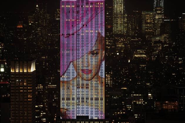 Blick auf das Empire State Building beim Harper s Bazaar s 150th Anniversay Event mit Motiven aus 15 Decaden aus Bazaar s Archiven. New York, 19.04.2017 Foto:xD.xVanxTinex xFuturexImage