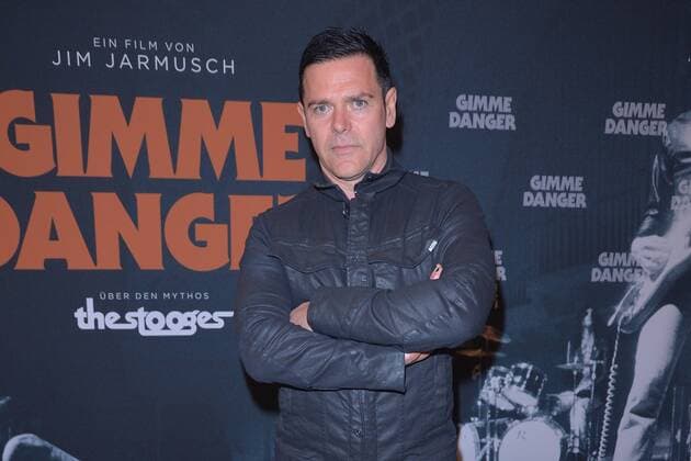Richard Zven Kruspe, Rammstein Ankunft Iggy POPs Birthday Bash zum Konzert Kinofilm GIMME DANGER im KIno International in Berlin am 20.04.2017
