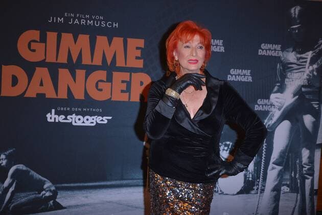 Zasie de Paris Ankunft Iggy POPs Birthday Bash zum Konzert Kinofilm GIMME DANGER im KIno International in Berlin am 20.04.2017