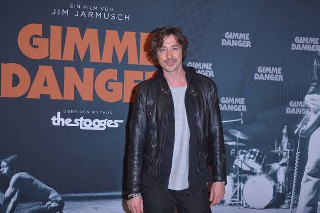Nils Brunckhorst Ankunft Iggy POPs Birthday Bash zum Konzert Kinofilm GIMME DANGER im KIno International in Berlin am 20.04.2017
