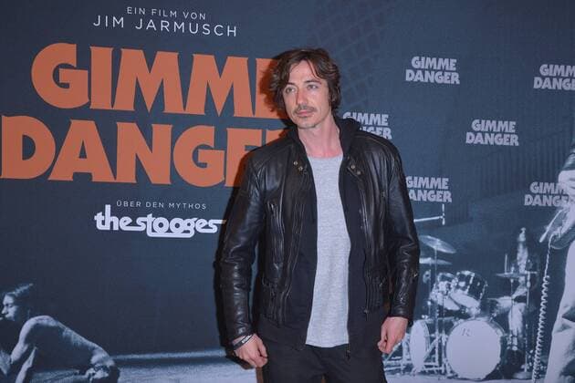 Nils Brunckhorst Ankunft Iggy POPs Birthday Bash zum Konzert Kinofilm GIMME DANGER im KIno International in Berlin am 20.04.2017