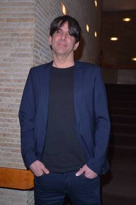 Eric Benson Ankunft Iggy POPs Birthday Bash zum Konzert Kinofilm GIMME DANGER im KIno International in Berlin am 20.04.2017