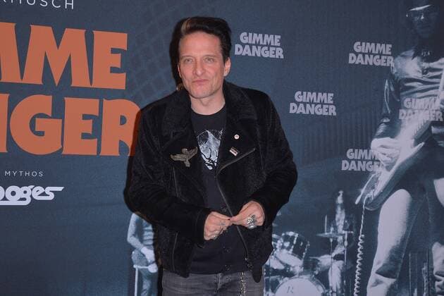 Bela B., buergerlich Dirk Albert Felsenheimer Ankunft Iggy POPs Birthday Bash zum Konzert Kinofilm GIMME DANGER im KIno International in Berlin am 20.04.2017