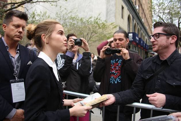 April 20, 2017 - New York, New York, U.S. - ZOEY DEUTCH attends the World Premiere of Flower at the 2017 Tribeca Film Festival.SVA Theater, NYC.April 20, 2017.Photos by , Photos Inc. New York U.S. - ZUMAms4_ 20170420_zaf_ms4_002 Copyright: xSoniaxMoskowitzx