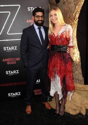 April 20, 2017 - Los Angeles, CA, United States - 20 April 2017 - Los Angeles, California - Mousa Kraish and Guest. American Gods Los Angeles Premiere held at The Cinerama Dome Theatre. Photo Credit: AdMedia Los Angeles United States - ZUMAa123 20170420_zaa_a123_097 Copyright: xAdmediax