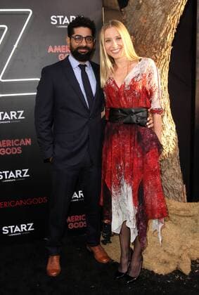 April 20, 2017 - Los Angeles, CA, United States - 20 April 2017 - Los Angeles, California - Mousa Kraish and Guest. American Gods Los Angeles Premiere held at The Cinerama Dome Theatre. Photo Credit: AdMedia Los Angeles United States - ZUMAa123 20170420_zaa_a123_104 Copyright: xAdmediax