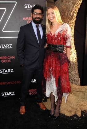 April 20, 2017 - Los Angeles, CA, United States - 20 April 2017 - Los Angeles, California - Mousa Kraish and Guest. American Gods Los Angeles Premiere held at The Cinerama Dome Theatre. Photo Credit: AdMedia Los Angeles United States - ZUMAa123 20170420_zaa_a123_126 Copyright: xAdmediax