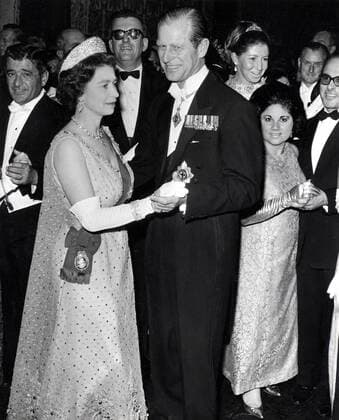 April 21, 2017 - FILE PHOTO - Britain s QUEEN ELIZABETH, the world s oldest and longest-reigning monarch, celebrates her 91st birthday. Pictured: Nov. 17, 1967 - Valletta, Malta - Daughter of King George VI and Queen Elizabeth, ELIZABETH WINDSOR (named Elizabeth II) became Queen at the age of 25, and has reigned through more than five decades of enormous social change and development. PICTURED: Elizabeth II and PRINCE PHILIP on a ball during their official visit to Malta. Valletta Malta - ZUMAk09_ 20170421_shs_k09_271 Copyright: xKeystonexPressxAgencyx