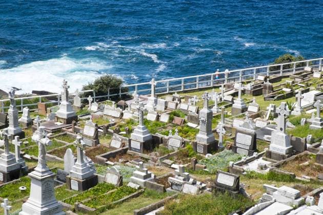 Waverley cemetery situated by the coast in Sydney. Copyright: xMartinxBerry LOOPxIMAGESx MBY09015WT03