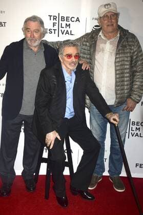Robert De Niro, Burt Reynolds und Chevy Chase bei der Premiere von Dog Years auf dem Tribeca Film Festival 2017 im Cinepolis Chelsea. New York, 22.04.2017 Foto:xD.xVanxTinex xFuturexImage