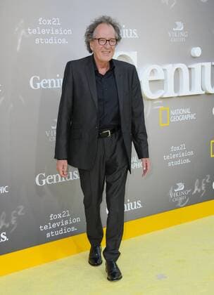 April 24, 2017 - Westwood, CA, United States - 24 April 2017 - Westwood, California - Geoffrey Rush. National Geographic s Premiere screening of Genius held at Fox Theater in Westwood. Photo Credit: AdMedia Westwood United States - ZUMAa123 20170424_zaa_a123_042 Copyright: xBirdiexThompsonx