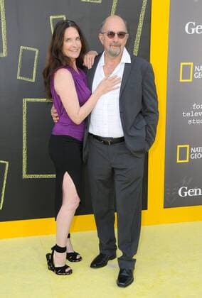 April 24, 2017 - Westwood, CA, United States - 24 April 2017 - Westwood, California - Sheila Kelley, Richard Schiff. National Geographic s Premiere screening of Genius held at Fox Theater in Westwood. Photo Credit: AdMedia Westwood United States - ZUMAa123 20170424_zaa_a123_204 Copyright: xBirdiexThompsonx